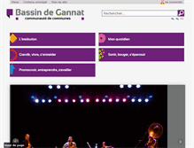 Tablet Screenshot of bassin-gannat.com